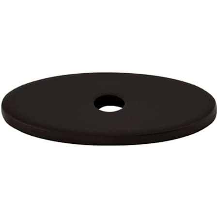 Top Knobs 1-1/4 Inch Small Oval Cabinet Knob Backplate from the Sanctuary Series Oil Rubbed Bronze