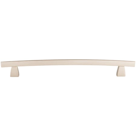 Top Knobs Arched 8 Inch Center to Center Bar Cabinet Pull from the Sanctuary Collection Brushed Satin Nickel