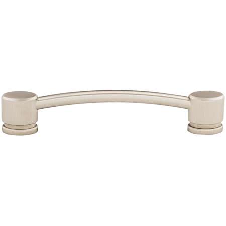Top Knobs Oval 5 Inch Center to Center Handle Cabinet Pull from the Sanctuary Collection Brushed Satin Nickel