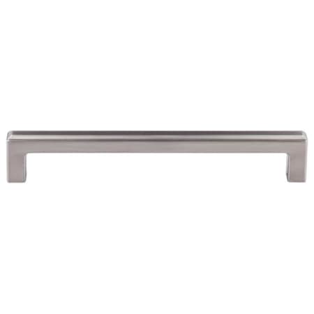 Top Knobs Podium 6-5/16 Inch Center to Center Handle Cabinet Pull from the Transcend Series - 25 Pack Brushed Satin Nickel