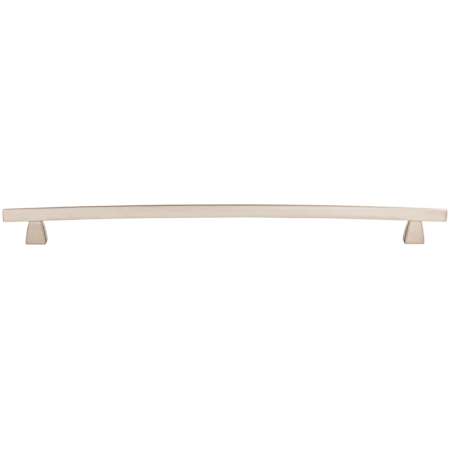 Top Knobs Arched 12 Inch Center to Center Bar Cabinet Pull from the Sanctuary Collection Brushed Satin Nickel