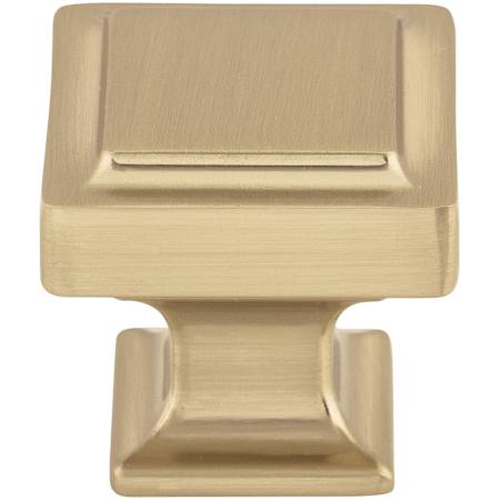 Top Knobs Ascendra 1-1/4 Inch Square Cabinet Knob from the Transcend Collection Honey Bronze