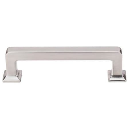 Top Knobs Ascendra 3-3/4 Inch Center to Center Handle Cabinet Pull from the Transcend Series - 25 Pack Brushed Satin Nickel