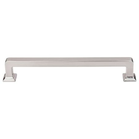 Top Knobs Ascendra 6-5/16 Inch Center to Center Handle Cabinet Pull from the Transcend Series - 10 Pack Brushed Satin Nickel