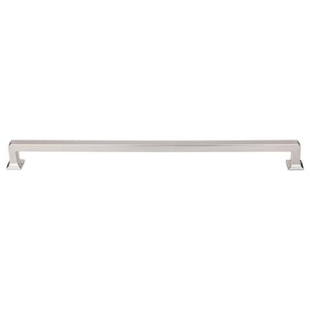 Top Knobs Ascendra 12 Inch Center to Center Handle Cabinet Pull from the Transcend Series - 10 Pack Brushed Satin Nickel