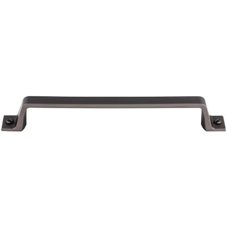 Top Knobs Channing 6-5/16 Inch Center to Center Handle Cabinet Pull from the Barrington Series Ash Gray