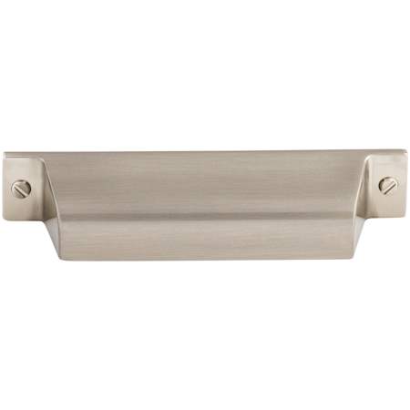 Top Knobs Channing 3-3/4 Inch Center to Center Cup Cabinet Pull from the Barrington Series Brushed Satin Nickel