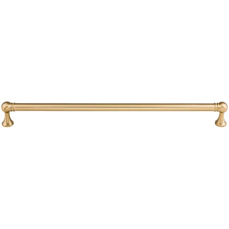 Top Knobs Kara 12 Inch Center to Center Handle Cabinet Pull from the Serene Series Honey Bronze