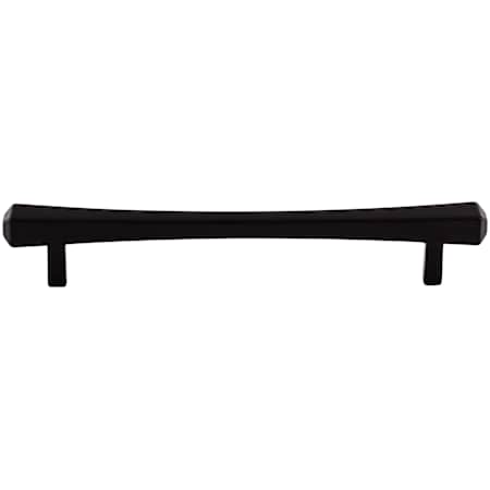 Top Knobs Juliet 6-5/16 Inch Center to Center Bar Cabinet Pull from the Serene Series Flat Black
