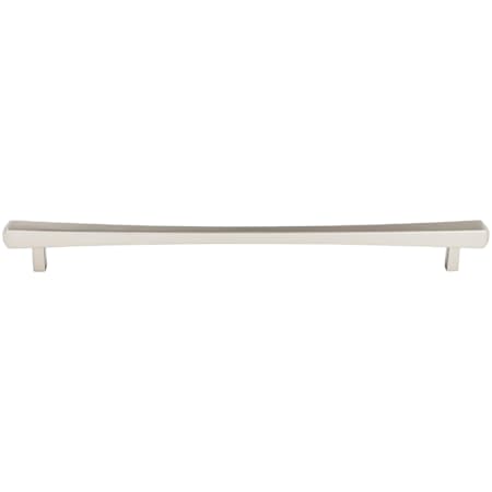 Top Knobs Juliet 12 Inch Center to Center Bar Cabinet Pull from the Serene Series Brushed Satin Nickel