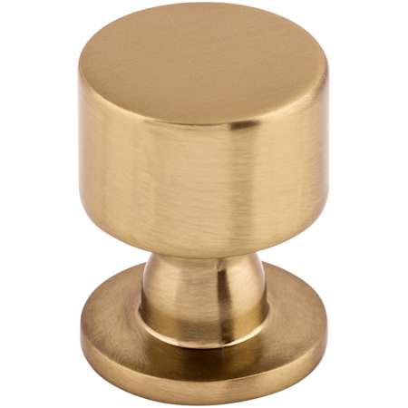 Top Knobs Lily 1 Inch Mushroom Cabinet Knob from the Serene Series Honey Bronze