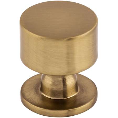Top Knobs Lily 1-1/8 Inch Mushroom Cabinet Knob from the Serene Series Honey Bronze