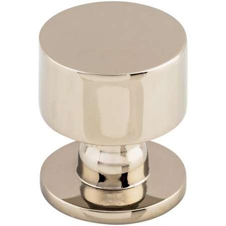 Top Knobs Lily 1-1/8 Inch Mushroom Cabinet Knob from the Serene Series Polished Nickel