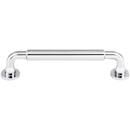 Top Knobs Serene 5-1/16 Inch Center to Center Handle Cabinet Pull Polished Chrome