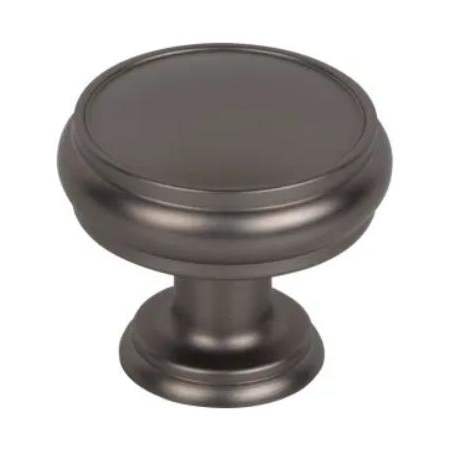 Top Knobs Eden 1-3/8 Inch Mushroom Cabinet Knob Ash Gray