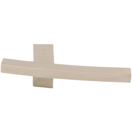 Top Knobs Slanted 3 Inch Long Finger Cabinet Pull from the Sanctuary Collection Brushed Satin Nickel