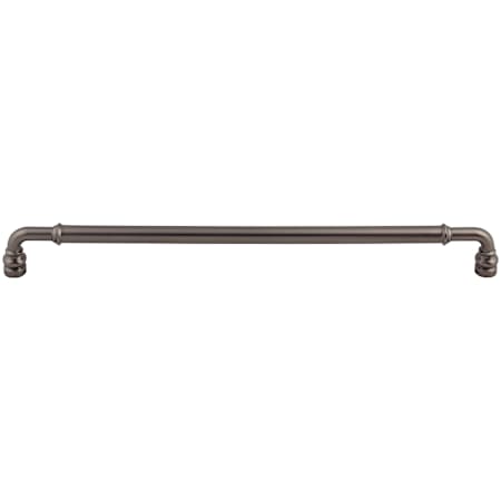 Top Knobs Devon 12 Inch Center to Center Handle Cabinet Pull Ash Gray