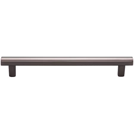 Top Knobs Hillmont 6-5/16 Inch Center to Center Bar Cabinet Pull from the Lynwood Series Ash Gray