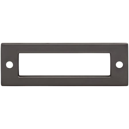 Top Knobs Hollin 3 Inch Center to Center Pull Backplate from the Lynwood Series Ash Gray