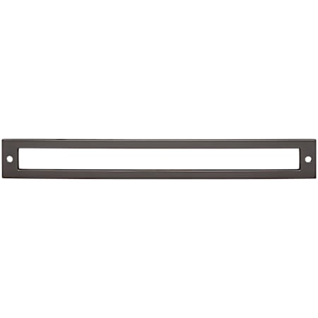 Top Knobs Hollin 8-13/16 Inch Center to Center Pull Backplate from the Lynwood Series Ash Gray