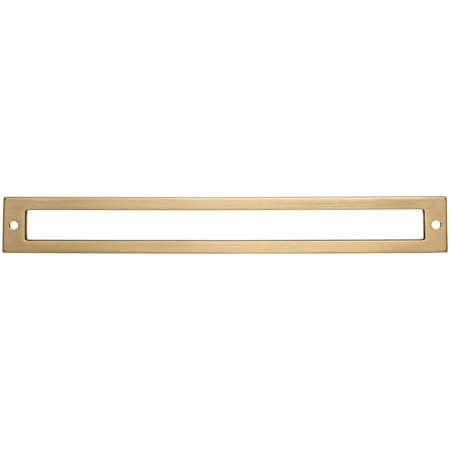 Top Knobs Hollin 8-13/16 Inch Center to Center Pull Backplate from the Lynwood Series Honey Bronze