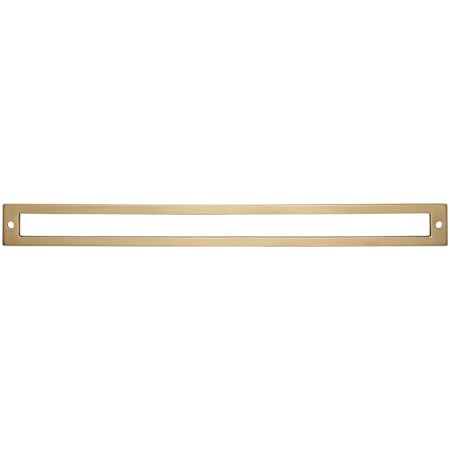 Top Knobs Hollin 12 Inch Center to Center Pull Backplate from the Lynwood Series Honey Bronze