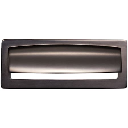 Top Knobs Hollin 3-3/4 Inch Center to Center Cup Cabinet Pull from the Lynwood Series Ash Gray