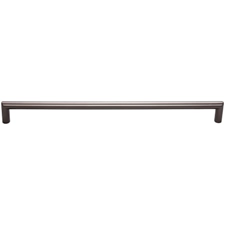 Top Knobs Kinney 12 Inch Center to Center Handle Cabinet Pull from the Lynwood Series Ash Gray