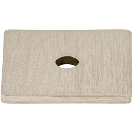 Top Knobs 1 Inch Square Cabinet Knob Backplate from the Sanctuary Series Brushed Satin Nickel