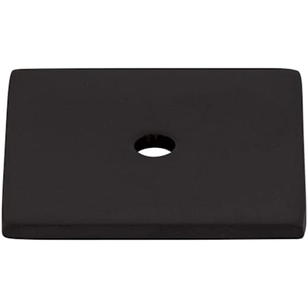 Top Knobs 1-1/4 Inch Square Cabinet Knob Backplate from the Sanctuary Series Flat Black