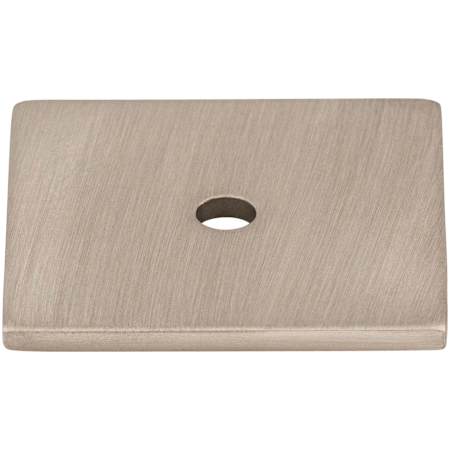Top Knobs 1-1/4 Inch Square Cabinet Knob Backplate from the Sanctuary Series Brushed Satin Nickel