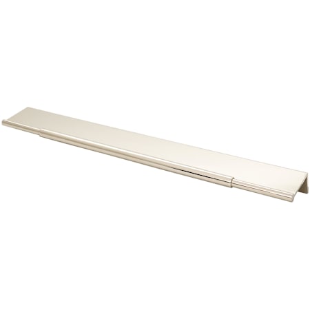 Top Knobs Crestview 10 Inch Center to Center Finger Cabinet Pull from the Lynwood Series Polished Nickel
