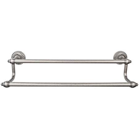 Top Knobs Tuscany Bath 18 Inch Double Towel Bar Antique Pewter