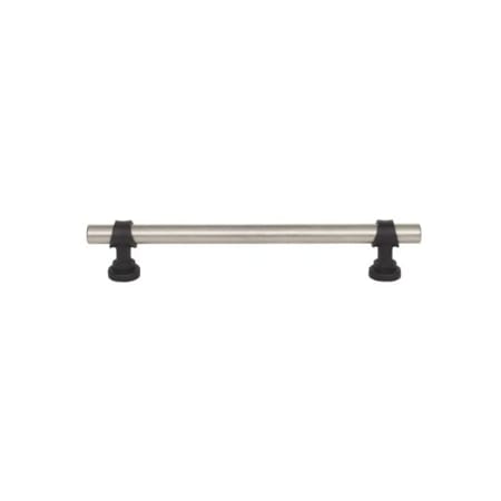 Top Knobs 6 5/16" Center to Center Bit Pull Pewter Antique / Flat Black