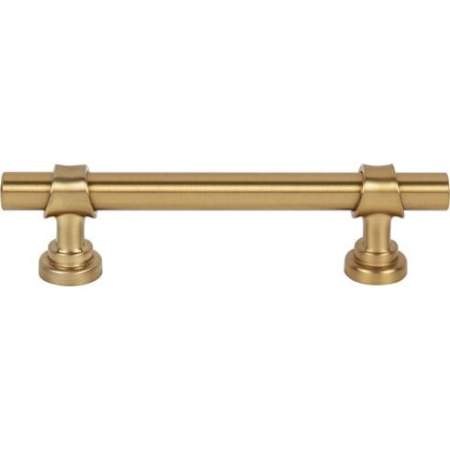 Top Knobs Bit 3-3/4 Inch Center to Center Bar Cabinet Pull from the Dakota Collection Honey Bronze