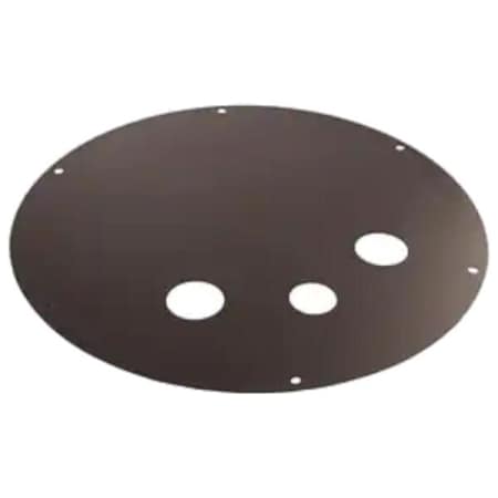 Topp Industries Simplex 20-1/2" Diameter X 1-4" Thick Steel Sewage Basin Cover  for (18") Basins N/A