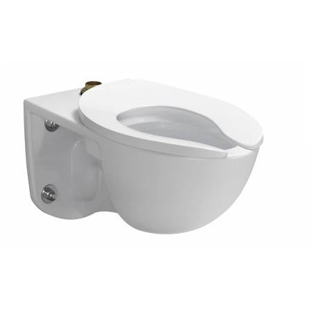 TOTO Commercial Flushometer TORNADO FLUSH, Top Spud Wall-Hung Toilet - Less Flush Valve and Seat Cotton