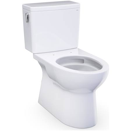 TOTO Glaston 1.0 GPF Two Piece Elongated Toilet with Left Hand Lever Cotton White