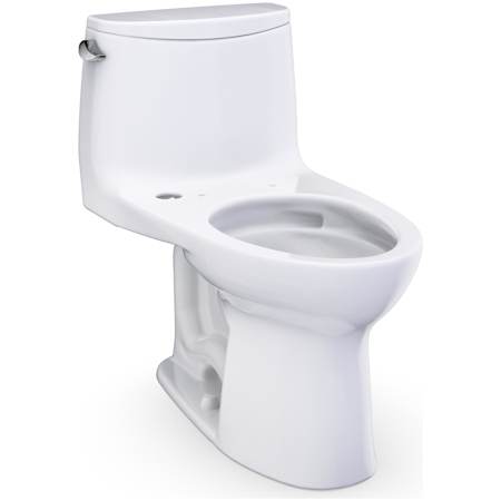 TOTO Ultramax 1.28 GPF One Piece Elongated Toilet with Left Hand Lever Cotton White