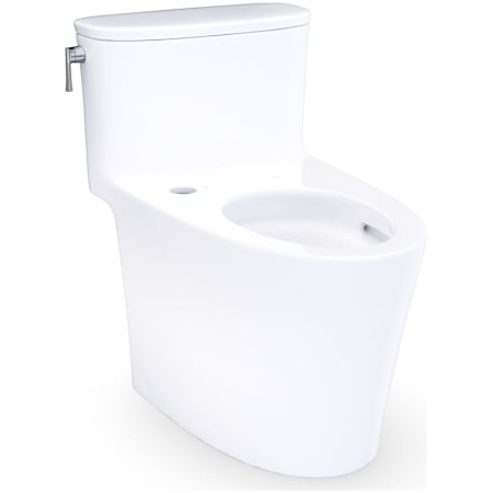 TOTO Aurora 1.28 GPF One Piece Elongated Toilet with Left Hand Lever Cotton White