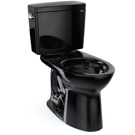 TOTO Drake 1.6 GPF Two Piece Elongated Chair Height Toilet with Left Hand Lever Ebony