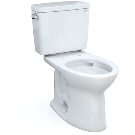 TOTO Drake 1.6 GPF Two Piece Elongated Chair Height Toilet with Left Hand Lever Cotton