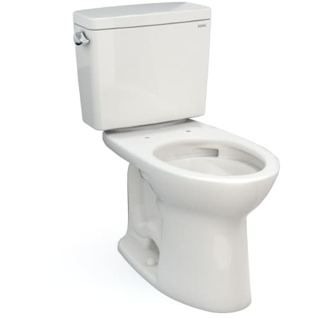 TOTO Drake 1.6 GPF Two Piece Elongated Chair Height Toilet with Left Hand Lever Colonial White