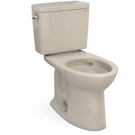 TOTO Drake 1.6 GPF Two Piece Elongated Toilet with Left Hand Lever Bone