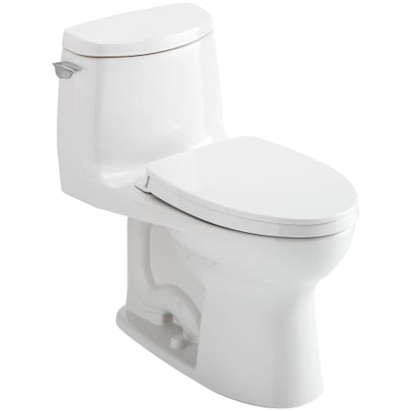 TOTO UltraMax II One-Piece Elongated 1.0 GPF Universal Height Toilet and SoftClose Seat Cotton