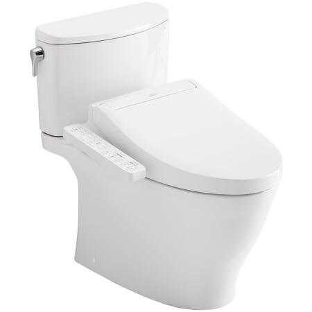 TOTO Nexus 1 GPF Two Piece Elongated Toilet with Left Hand Lever - Bidet Seat Included Cotton