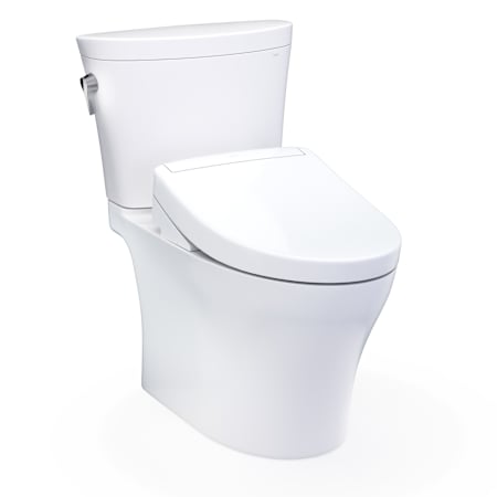 TOTO Washlet+ Aquia IV Arc Two-piece Elongated Dual Flush 1.28 And 0.9 GPF Toilet With S5 Bidet Seat Cotton