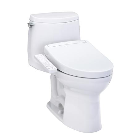TOTO Washlet+ Ultramax II 1G One-piece Elongated 1.0 GPF Toilet And Washlet+ S2 Bidet Seat Cotton
