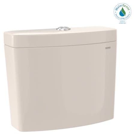 TOTO Aquia 1.28 GPF Toilet Tank Only with Push Button Flush Sedona Beige
