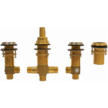 TOTO Four-Hole Roman Tub Filler Rough-In Valve Brushed Nickel